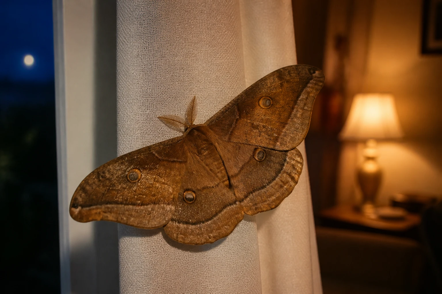 Papillon de nuit dans la maison : causes, dangers et solutions